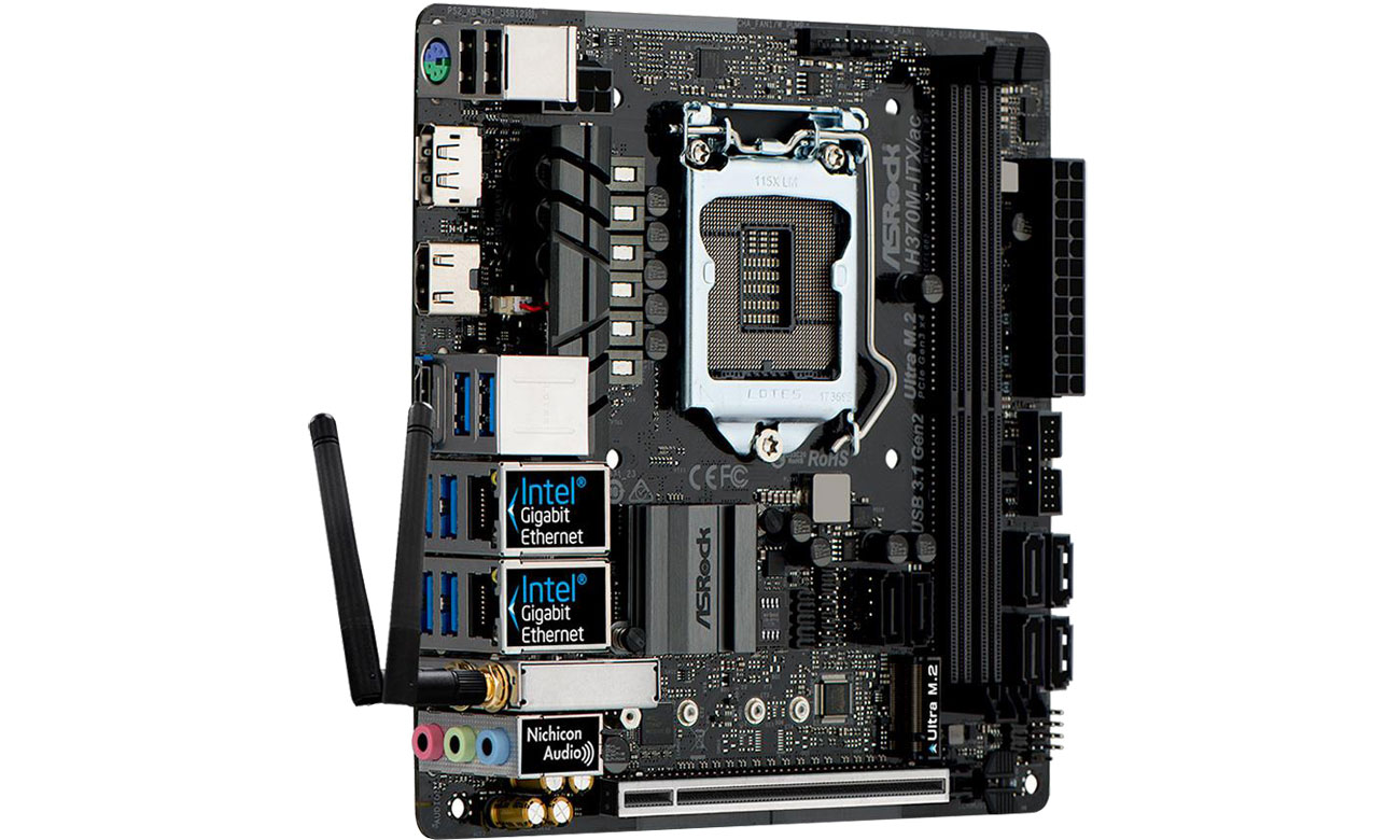 intel Core i5-8400 H370M-ITX/ac メモリ16G intel Core i5-8400 H370M-ITX/ac メモリ16G ASRock H370M-ITX